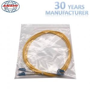 Wholesale G652D Single Mode Optical Fiber Patch Cord LC - LC UPC Type 0.3dB Insertion Loss from china suppliers