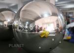 Shopping Mall Inflatable PVC Mirror Ball Ornaments 1m Or Customized Size