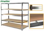 Cosmetic Display Boltless Shelving System , Boltless Galvanized Shelving Unit