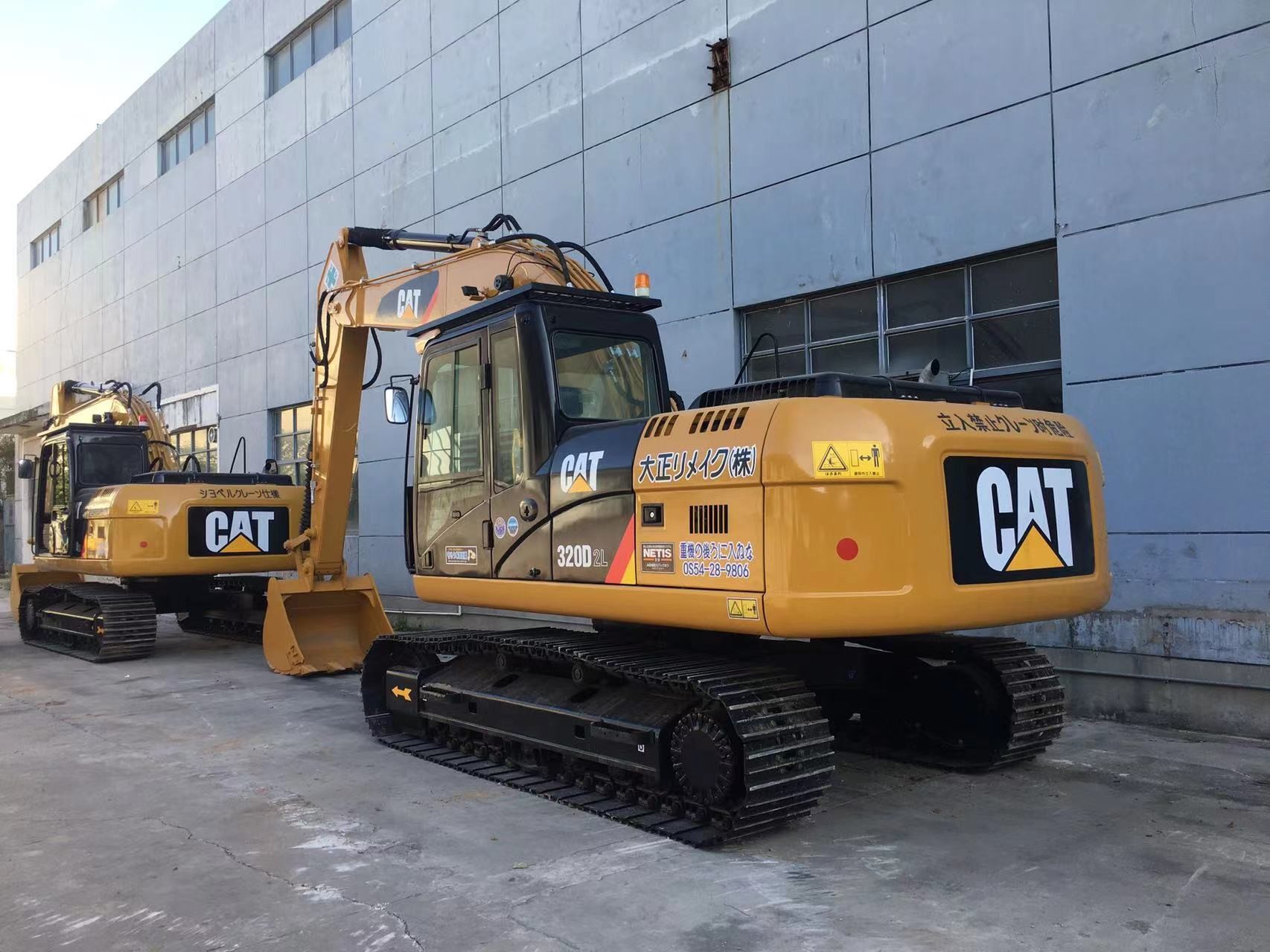 Used Crawler Excavator Reconditioned CAT 320D Excavator With 600mm Track Width