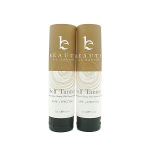 Wholesale 7.5oz Empty Plastic Tube Packaging For Self Tanner With Black Flip Top Cap from china suppliers