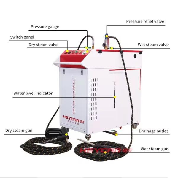 Steam Spraying Washing System Portable High Pressure Professional Car Engine