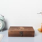 Customizable Spanish Cedar Matte Finish Wood Cigar Storage Box Set for