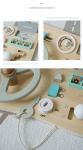 Macaron Design Wooden Busy Board for Early Childhood Education and Cognitive