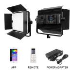 Pro RGBW Led Studio Video Light Filming Lighting Equipment Panel Light 14