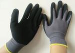 Black Extreme Cold Weather Work Gloves , Workman'S Thermal Safety Gloves
