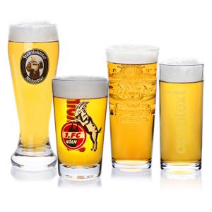 China 535ml Transparent Promotional Drinking Glasses , Promotional Beer Glasses With Logo on sale