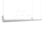 120 Degrees 80Watts Linear Pendant Led Lighting 150W/M 12000LM