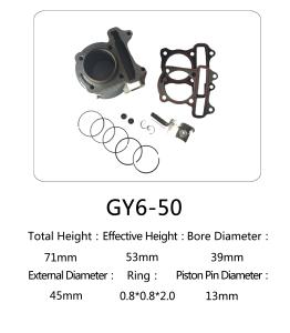 Wholesale Motorcycle Cylinder Aluminum Engine Block Kit For Honda Halma Series from china suppliers