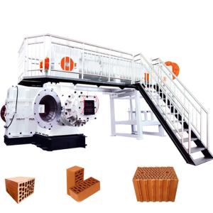Wholesale JKY55 High-Performance Double Stage Vacuum Extruder Clay Brick Making Machines for Industrial Use from china suppliers