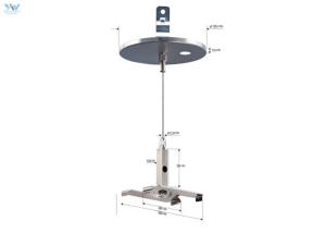 Wholesale Architectural Power Feed Flat White Canopy Set / Adjustable Aircraft Cable Hanging Kit from china suppliers