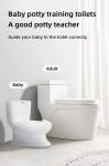 White Children'S Toilet Training Seat Baby Potty Chair With Custom Logo Pass EN