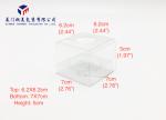 Trapezoid Shape Pet Food Box Pack Home Fragrance Plastic Box Transparent 19cm