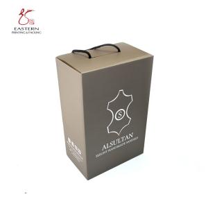 Wholesale costom Foldable Lid Closure Corrugated Shoe Box With Handle from china suppliers