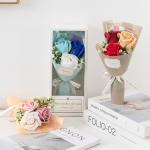 Artificial rose bouquets, soap flowers, artificial flowers, graduation season