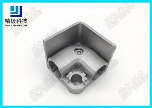 China Elbow Connection With Flange Frame Aluminum Alloy Tubing fitting OD 28mm  AL-37 on sale