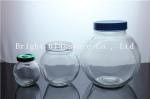 top popular glass candy jar with lid wholesale