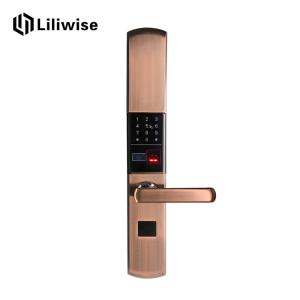 Wholesale Residential Security Electronic Door Locks Digital Latch Sliding With Key from china suppliers