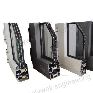Wholesale Sound Insulation Aluminum System Window With Polyamide Strips Super Toughened Material from china suppliers