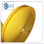 Flat Tape Canvas Conveyor Belt Yellow Rubber Industrial Conveyor Belt