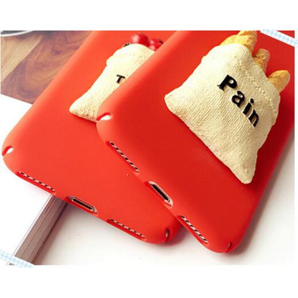 Hard PC DIY Tomato Break Pattern Back Cover Cell Phone Case For iPhone 7 6 6s Plus