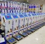 Airport Hotel Coin Operated Luggage Scales High Precision Measure Durable