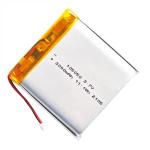 High Discharge Lithium Polymer Battery 105050 3.7V 3000mAh Flat Rechargeable