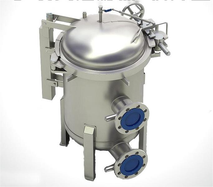 Chemical-Resistant Bag Filter Housing for Aggressive Fluids 100 Micron Filtration Home