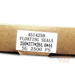 PC120-6 EX200-1 Floating Excavator Oil Seal 4514259 250*277*284.6*44