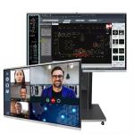 CE ROHS FCC HDMI Smart 75 Interactive Display LCD Touch Screen