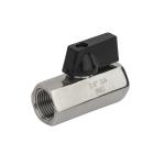 BSPT End Connection Mini Ball Valve made of 304 Stainless Steel for Household