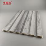 Wholesale Grey Wood Design Fluted Wpc Panel Wall Decorations For Home Luxury Wpc