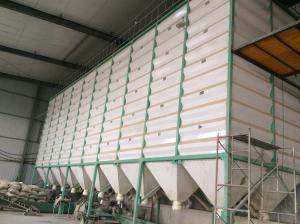 Wholesale Fully Enclosed Design Knock Down Wet Silo For Paddy Holding Bin With Galvanized Steel Sheet from china suppliers