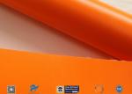 Thermal Insulation Materials 0.45mm One Side Orange Silicone Coated Fiberglass