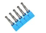 Three Flute Ball Nose End Mill / High Efficient Aluminum Ball Nose Drill Bit