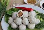 Vertical High Capacity Fishball Mold Filling Stuffed Meatball Machine