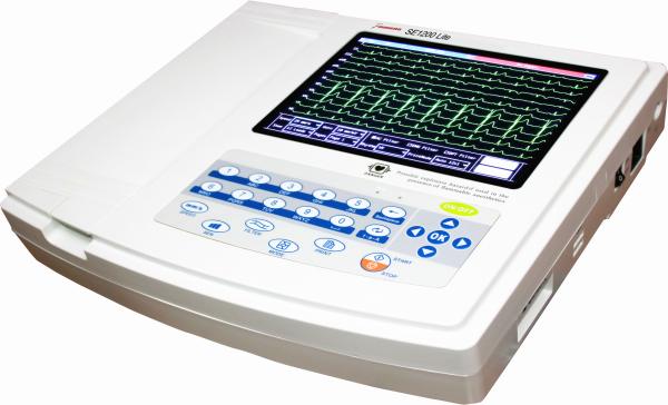 Electrocardiograph Portable Ecg Monitor SE1200 Lite 12 Channel TFT Full Touch