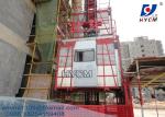 Double Cage 4000kg Construction Hoist Elevator With Anti Drop Safety Devices