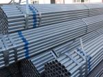 Straight Seam Galvanized Metal Pipe , Smooth Galvanized Round Tubing For