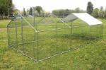 Chicken Cage 20x13 FT Walk in Coop for Poultry Dog Rabbit Hen Cage Pen Metal