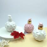 Sphere Round HDPE Empty 120ml Lotion Pump Bottle For Face Cream