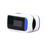 Blue And White Finger Clip Pulse Oximeter Fast Measurement Four Color OLED