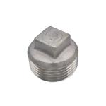 Square Plug Thread Square Plug Screw Pipe Head Fittings NPT BSP Stainless Steel