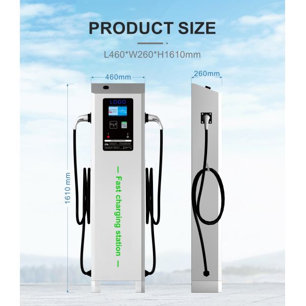 RS485 11KW 22kw EV DC Fast Charger For Electric Tuk Tuk Dustproof