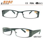 New design high quality fashionable reading glasses ,made of metal frame