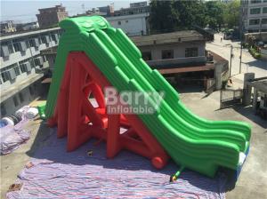 Wholesale Customized PVC Double Lanes Giant Inflatable Water Slide For Aqua Park from china suppliers