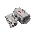 Nominal Pressure Pn1.6MPa 3PC Stainless Steel 304 Thread Ball Valve with