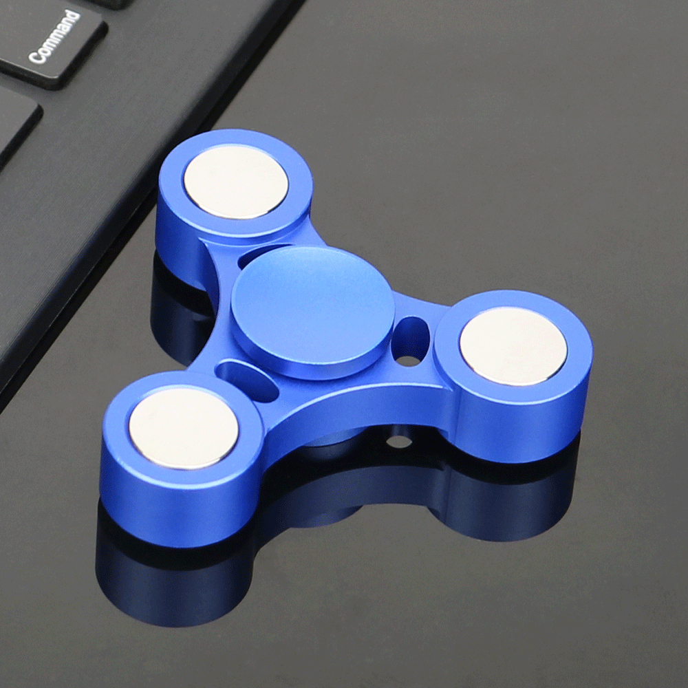 Unisex Metal Sensory Fidget Spinner Toy for Anxiety Relief and Stress Management