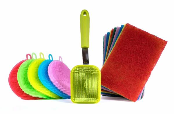 All Purpose Silicone Kitchen Brush Towel Scrubber For Kitchen Wash Dish