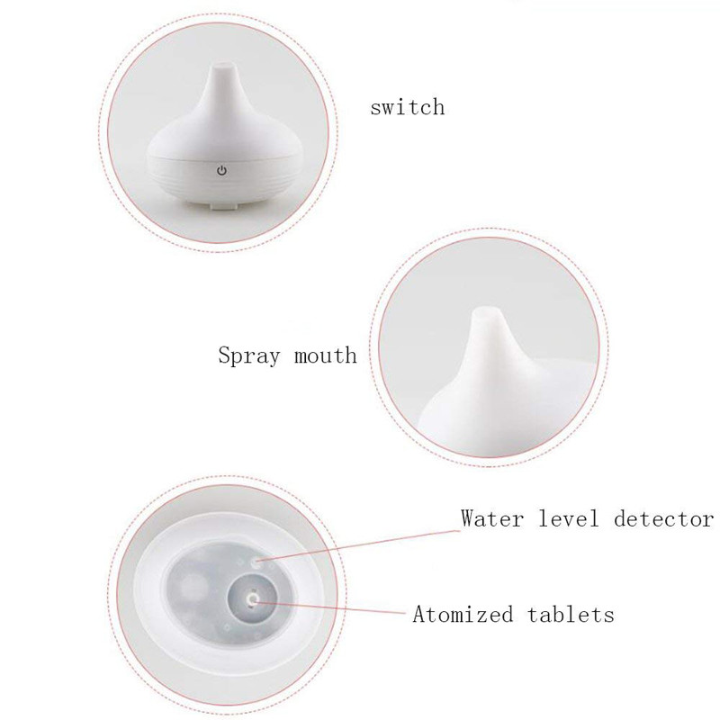 USB Charging Mini Ultrasonic LED Night Light Humidifier
